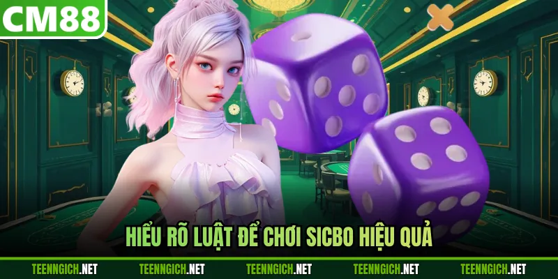 Hiểu rõ luật để chơi Sicbo hiệu quả